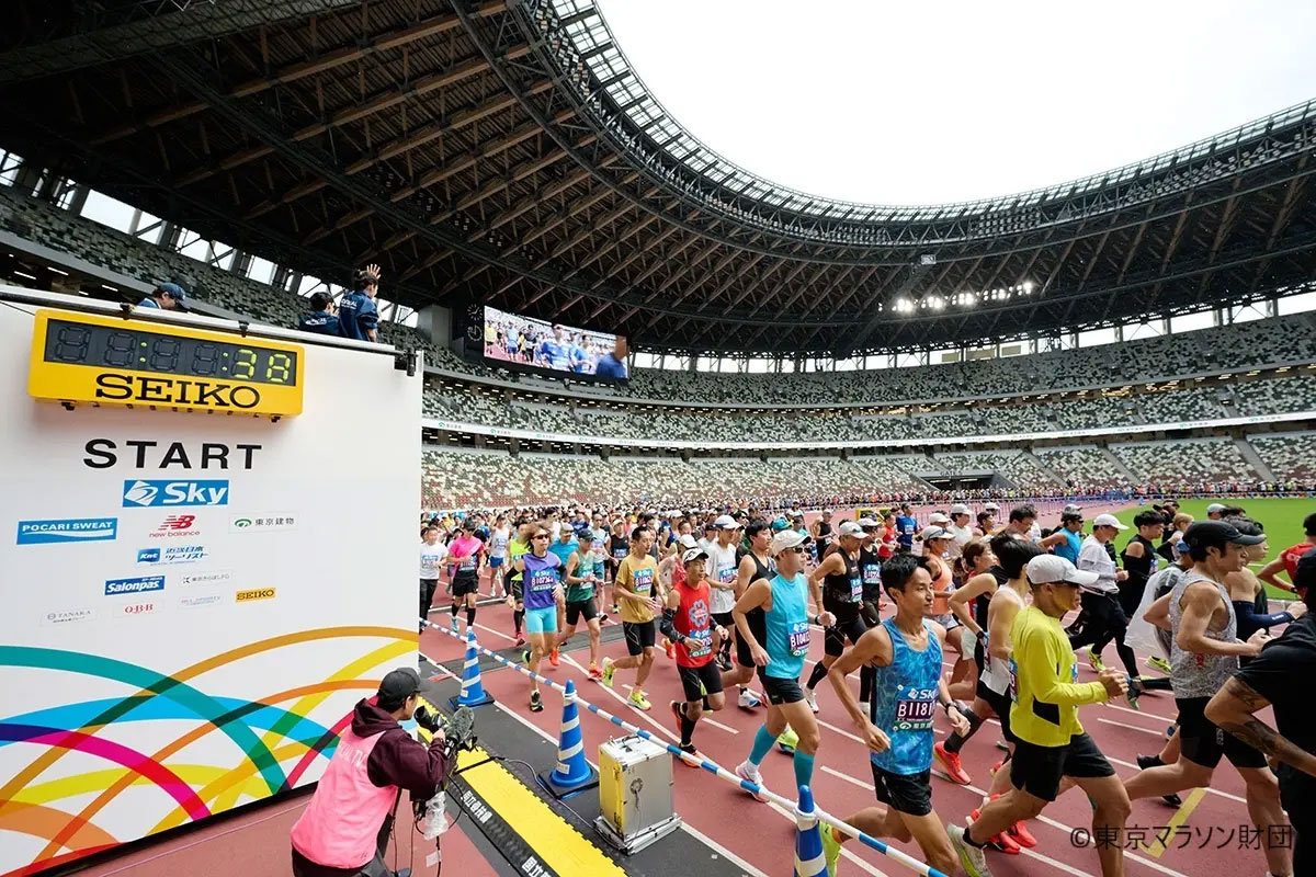 東京レガシーハーフマラソンの様子